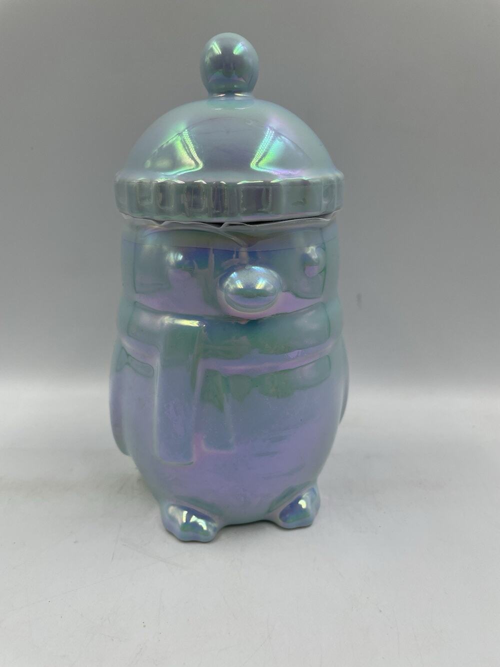 Starbucks 2025 Blue Iridescent Penguin Mug 14oz w/ Removable Hat Lid NEW/SEALED